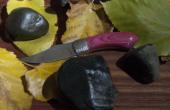 18cm Knife with Diamondwood Pink handle code MKN1
